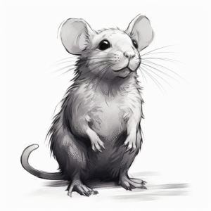 Drawing of a Rat